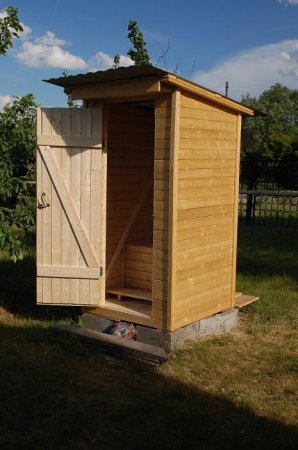 Туалет для дачі дерев'яний: будівництво