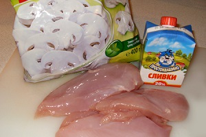 Рецепт курки з печерицями у вершковому соусі та корисні поради приготування Рецепт курки з печерицями у вершковому соусі та корисні поради приготування