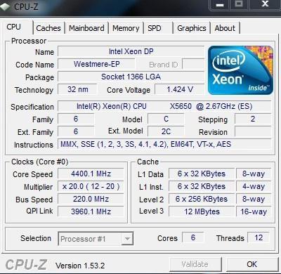  Intel Xeon X5650:   