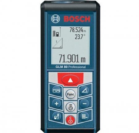 Лазерний далекомір Bosch GLM 80: технічні характеристики і відгуки