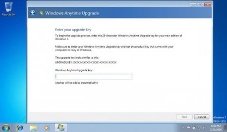   Windows 7   Windows anytime upgrade