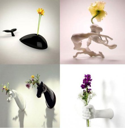 Поради дизайнерів: незвичайні вази в інтер'єрі