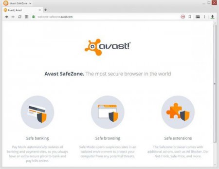   Avast SafeZone Browser   :  