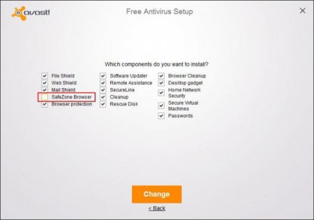   Avast SafeZone Browser   :  