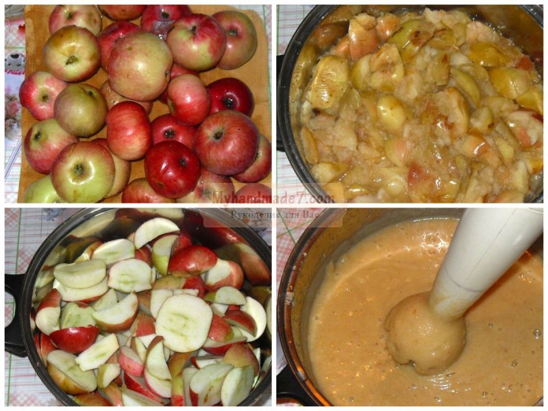 Как сварить повидла с яблоками