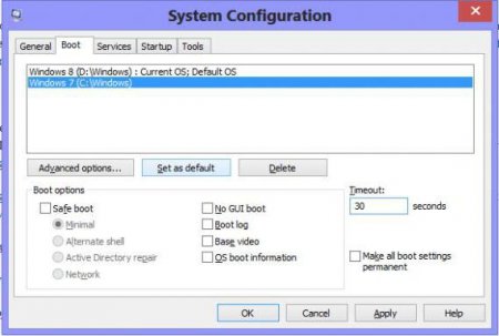  msconfig (Windows 10):      