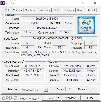  Intel Core i5-6400: ,    