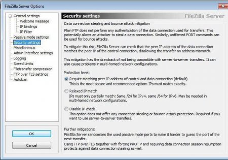 Filezilla Server:   