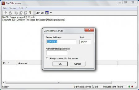 Filezilla Server:   