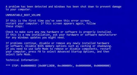  0x000000ED Windows XP:    