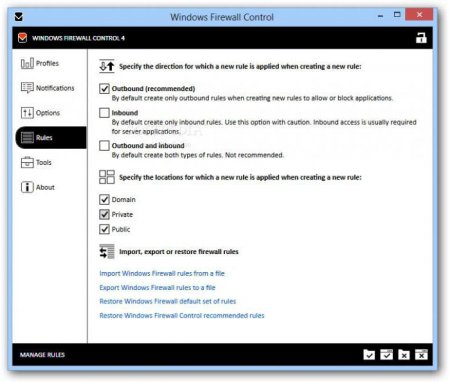 Windows Firewall Control: , 