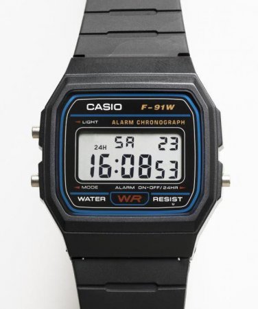   Casio F-91W: , ,  