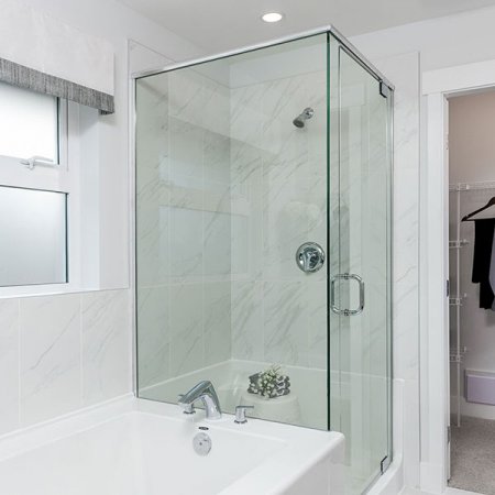 Ванна, поєднана з душовою кабіною: фото дизайну кімнати