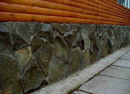 Облицювальний камінь для цоколя - обробка будинку штучним і натуральним каменем