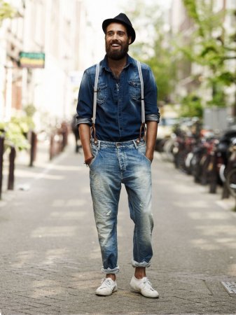 З чим носити джинсову сорочку чоловікові: вдалі поєднання, рекомендації стилістів, фото комплектів одягу