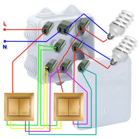 Монтаж прохідного вимикача: схема, інструкція, поради майстрів